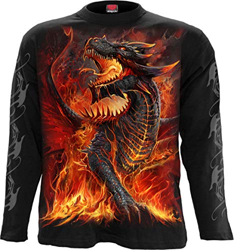 Spiral - Draconis - Langarmshirt - Schwarz - M von Spiral