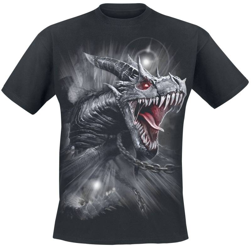 Spiral Dragon's Cry T-Shirt schwarz in XL von Spiral