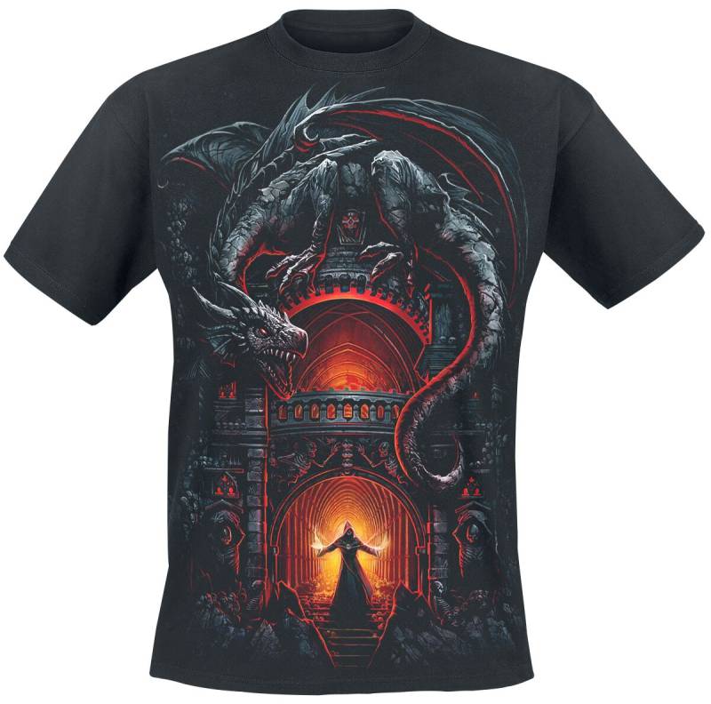 Spiral Dragon's Lair T-Shirt schwarz in L von Spiral