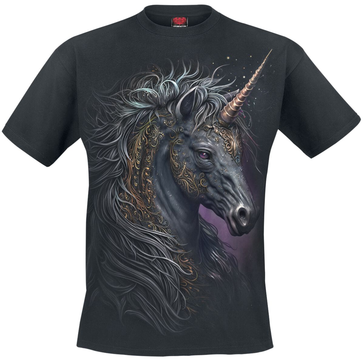 Spiral - Einhorn T-Shirt - Celtic Unicorn - S bis 4XL - für Männer - Größe S - schwarz von Spiral