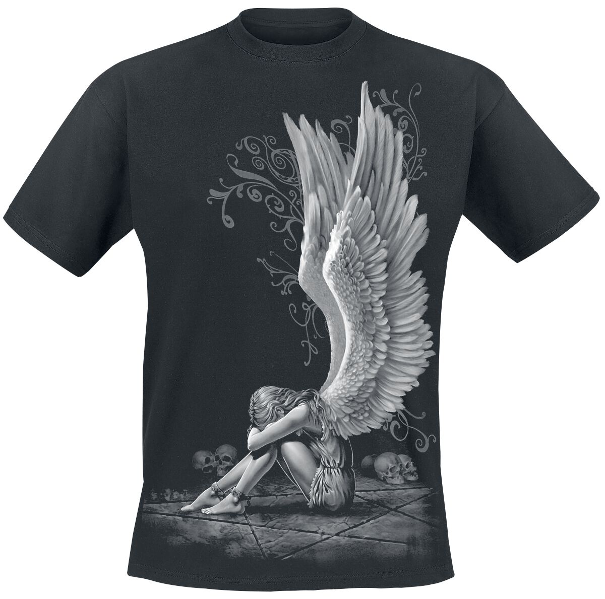 Spiral Enslaved Angel T-Shirt schwarz in M von Spiral
