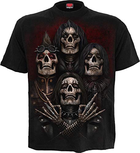 Spiral - Faces of Goth - T-Shirt Schwarz - 4XL von Spiral