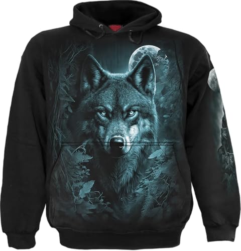 Spiral Forest Guardians Männer Kapuzenpullover schwarz 3XL von Spiral