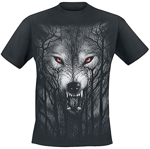 Spiral - Forest Wolf - T-Shirt - Schwarz - XL von Spiral