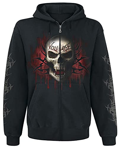 Spiral - Herren - Game Over - Full Zip Hoody Schwarz - M von Spiral