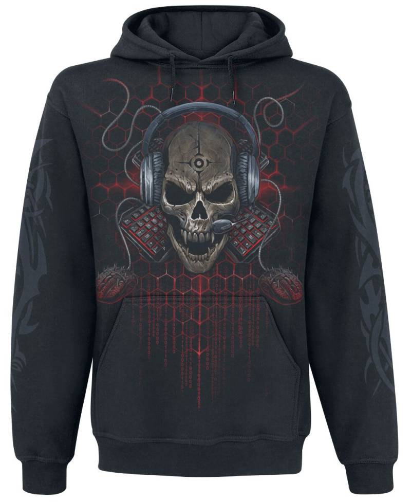 Spiral - Gaming Kapuzenpullover - PC Gamer - S bis XXL - für Männer - Größe XL - schwarz von Spiral