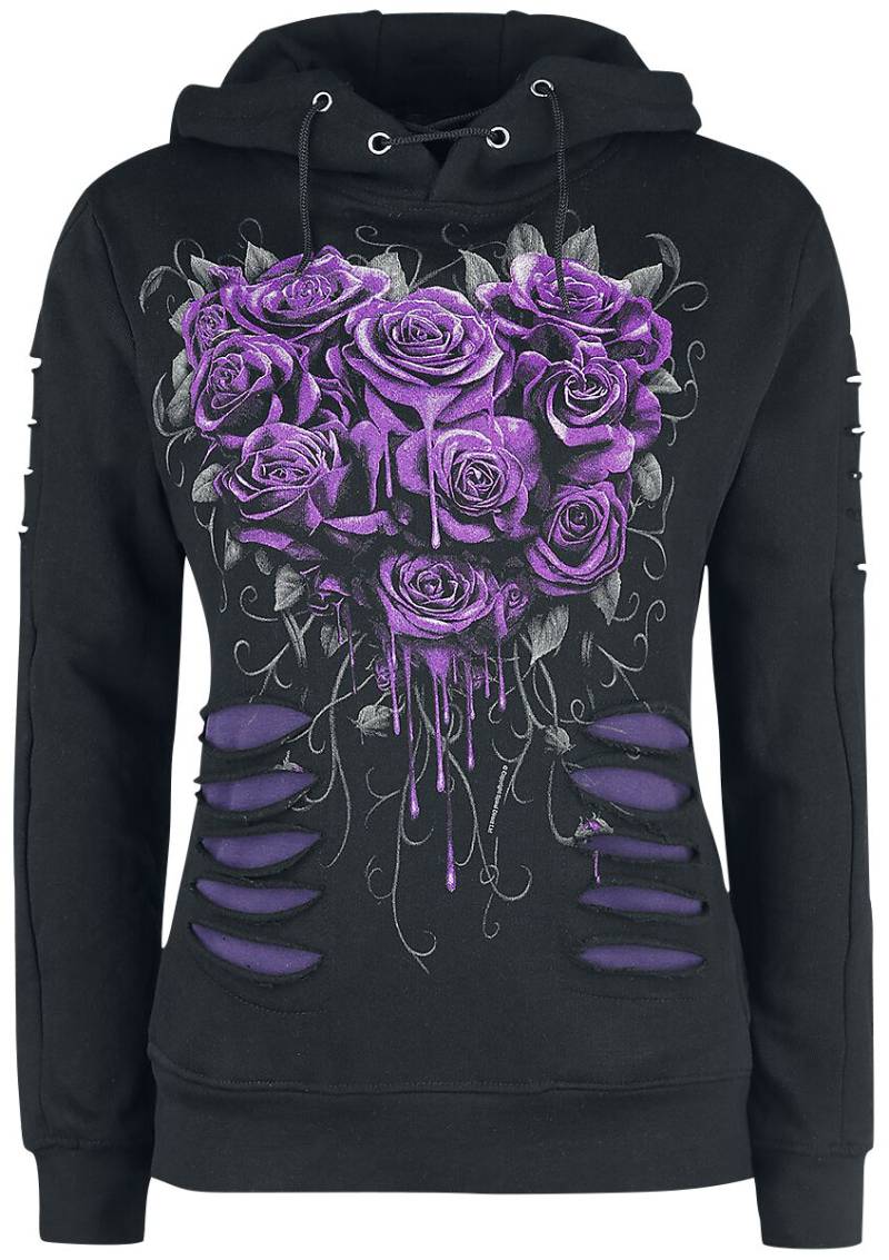 Spiral - Gothic Kapuzenpullover - Bleeding Heart - S bis XXL - für Damen - Größe XL - schwarz von Spiral