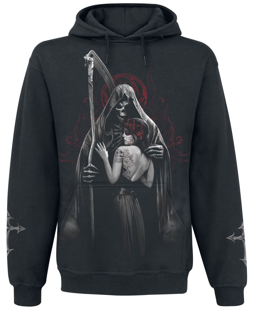 Spiral - Gothic Kapuzenpullover - Dead Kiss - S bis XXL - für Männer - Größe S - schwarz von Spiral