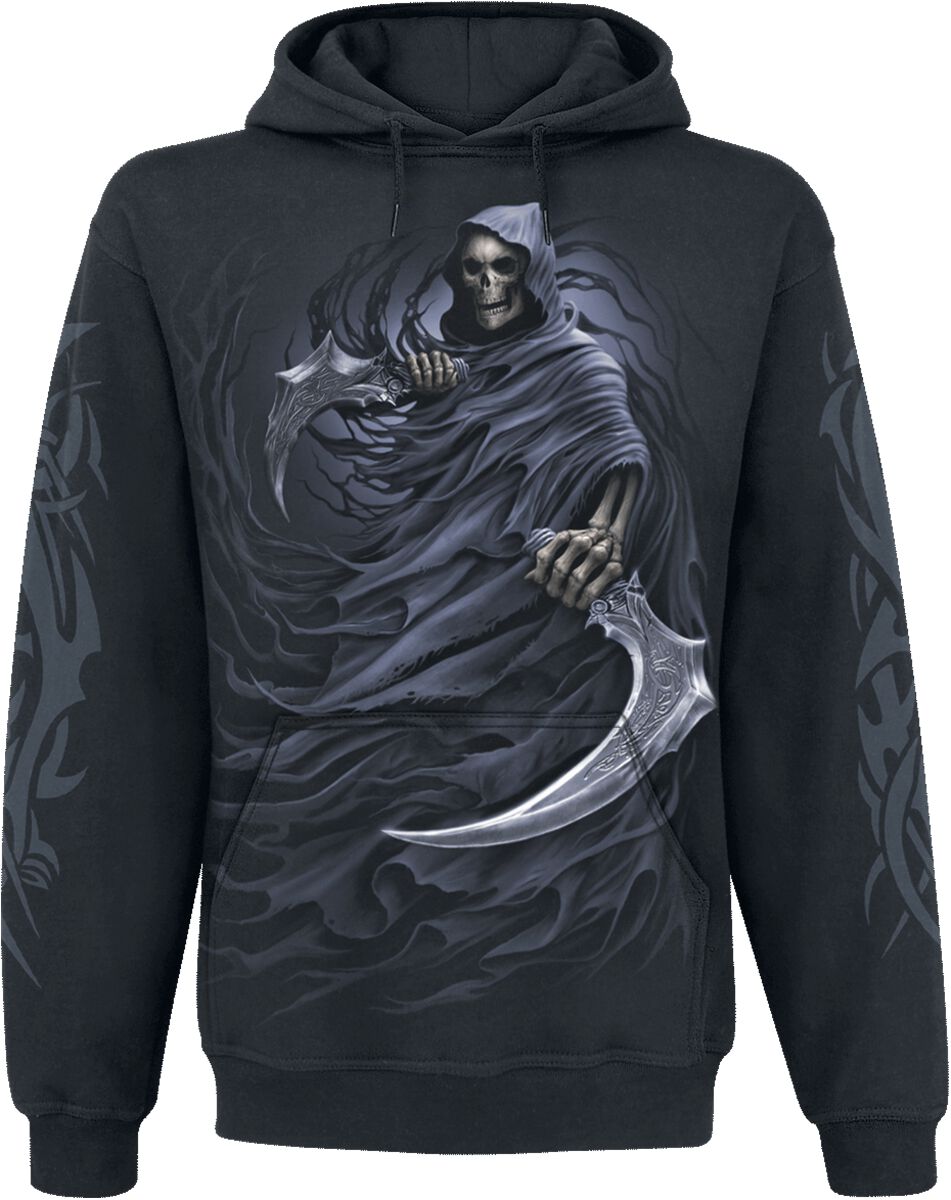 Spiral - Gothic Kapuzenpullover - Double Death - S bis L - für Männer - Größe M - schwarz von Spiral