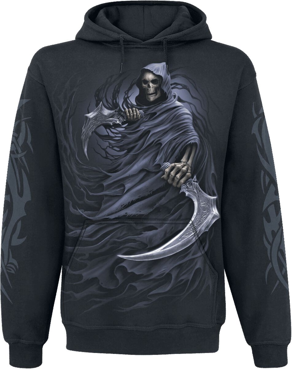 Spiral - Gothic Kapuzenpullover - Double Death - S bis XXL - für Männer - Größe XXL - schwarz von Spiral