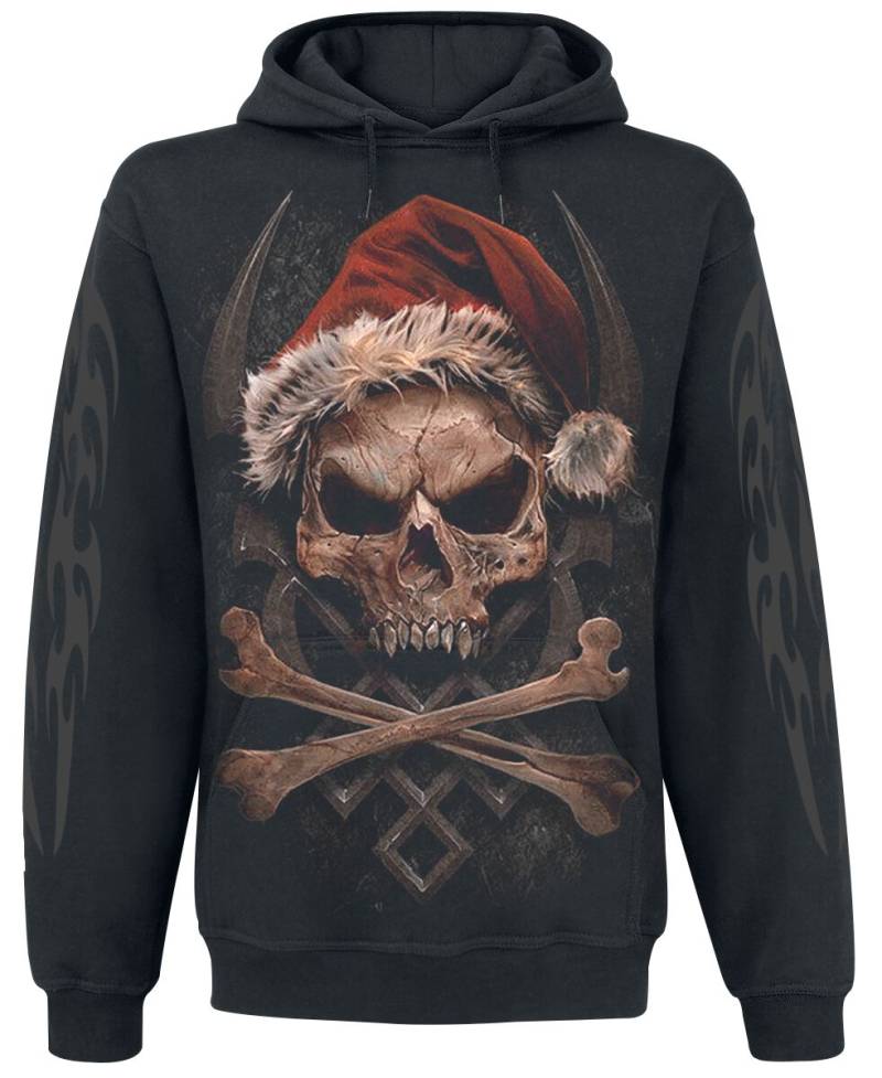 Spiral - Gothic Kapuzenpullover - Rock Santa - M bis XXL - für Männer - Größe L - schwarz von Spiral
