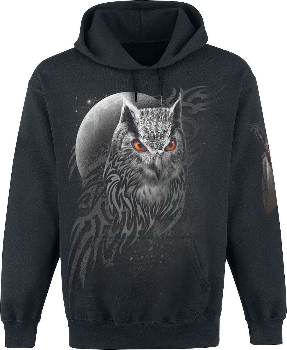 Spiral - Gothic Kapuzenpullover - Wings Of Wisdom - S bis XXL - für Männer - Größe S - schwarz von Spiral