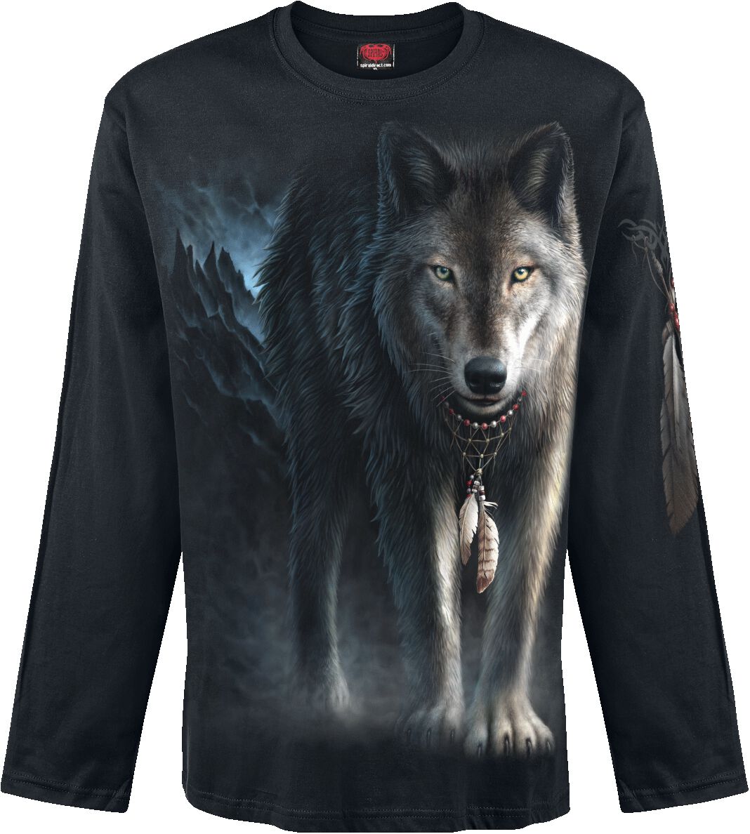 Spiral - Gothic Langarmshirt - From Darkness - M bis XXL - für Männer - Größe L - schwarz von Spiral