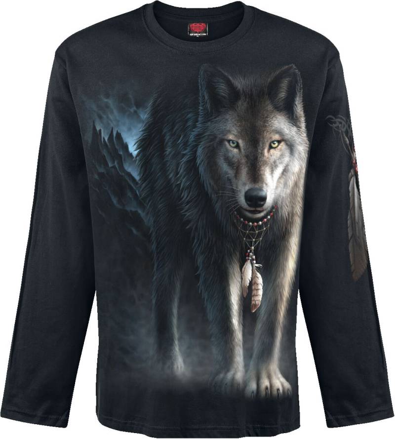 Spiral - Gothic Langarmshirt - From Darkness - M bis XXL - für Männer - Größe XL - schwarz von Spiral