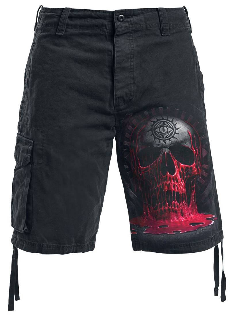 Spiral - Gothic Short - Bleeding Souls - S bis XXL - für Männer - Größe L - schwarz von Spiral