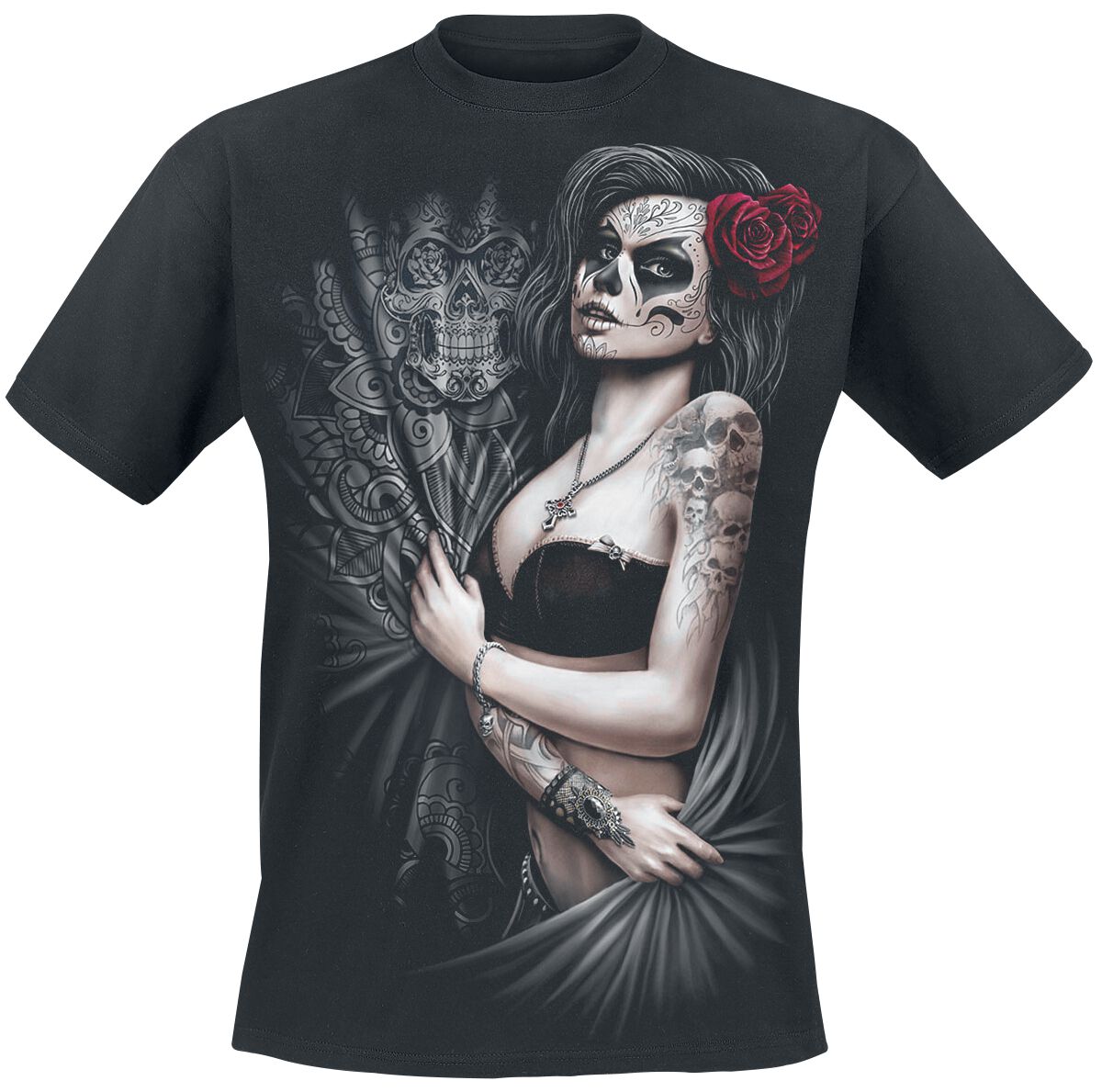 Spiral - Gothic T-Shirt - Dead Love - L bis XXL - für Männer - Größe XXL - schwarz von Spiral