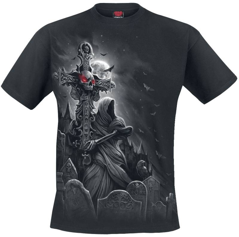 Spiral - Gothic T-Shirt - Grave Walker - S bis XXL - für Männer - Größe M - schwarz Spiral - Gothic T-Shirt - Grave Walker - S bis XXL - für Männer - Größe M - schwarz von Spiral