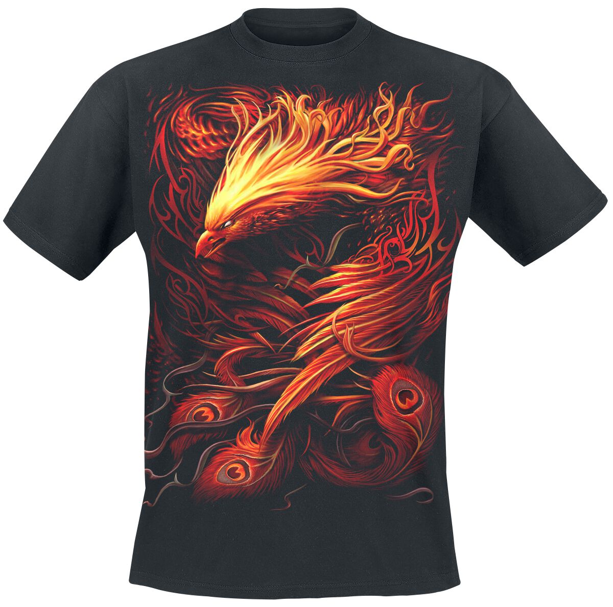 Spiral - Gothic T-Shirt - Phoenix Arisen - S bis XXL - für Männer - Größe L - schwarz von Spiral