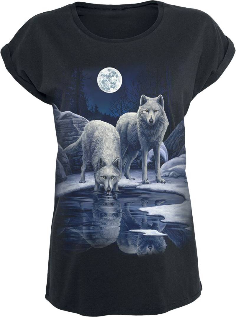 Spiral - Gothic T-Shirt - Warriors of Winter - S bis XL - für Damen - Größe XL - schwarz von Spiral