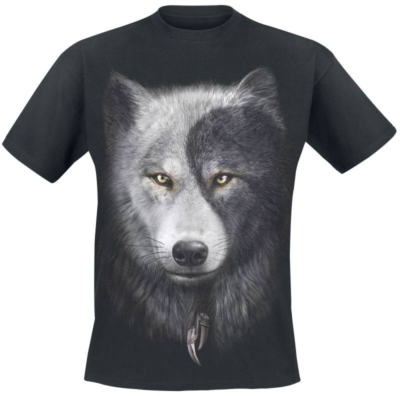 Spiral - Gothic T-Shirt - Wolf Chi - S bis 4XL - für Männer - Größe 3XL - schwarz Spiral - Gothic T-Shirt - Wolf Chi - S bis 4XL - für Männer - Größe 3XL - schwarz von Spiral