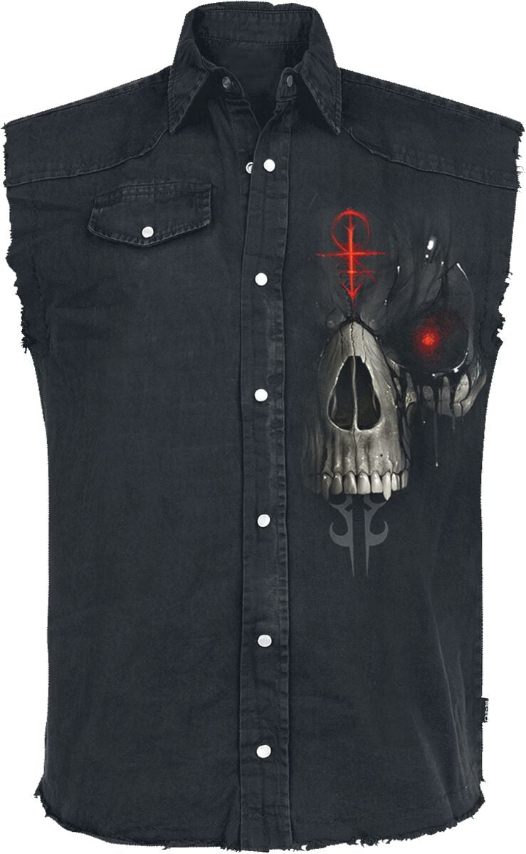 Spiral - Gothic Weste - Dark Death - M bis XXL - für Männer - Größe XXL - schwarz von Spiral