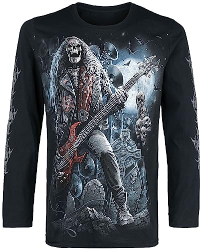 Spiral - Grim Rocker - Langarmshirt - Schwarz - M von Spiral