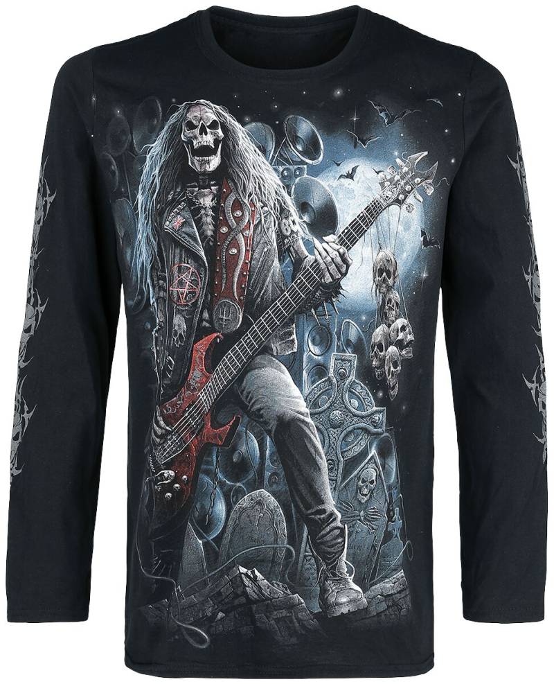 Spiral Grim Rocker Langarmshirt schwarz in L von Spiral