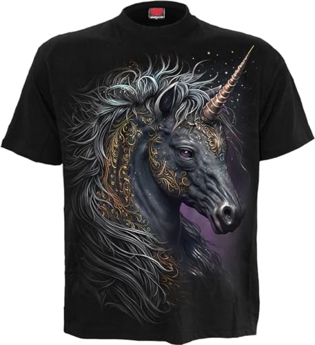 Spiral Celtic Unicorn Männer T-Shirt schwarz XL von Spiral