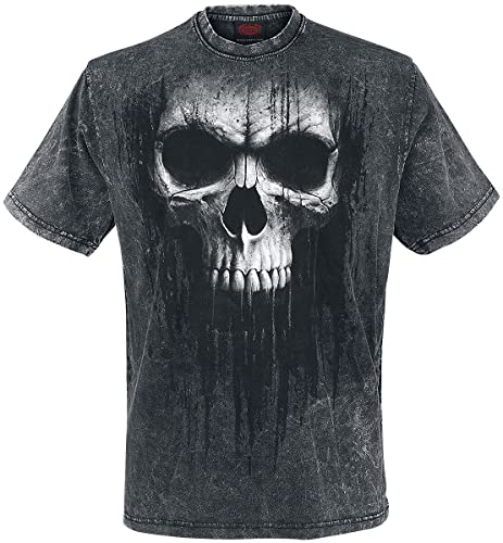 Spiral Herren M148-T-Shirts T-Shirt, Black & Grey, 3XL von Spiral