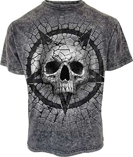 Spiral Herren M148-T-Shirts T-Shirt, Black & Grey, L von Spiral