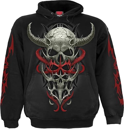 Spiral Herren M451 Kapuzenpullover, Schwarz, S von Spiral
