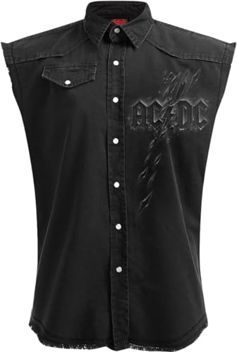 Spiral Herren M602-m Hemd mit Button-Down-Kragen, Schwarz, M von Spiral