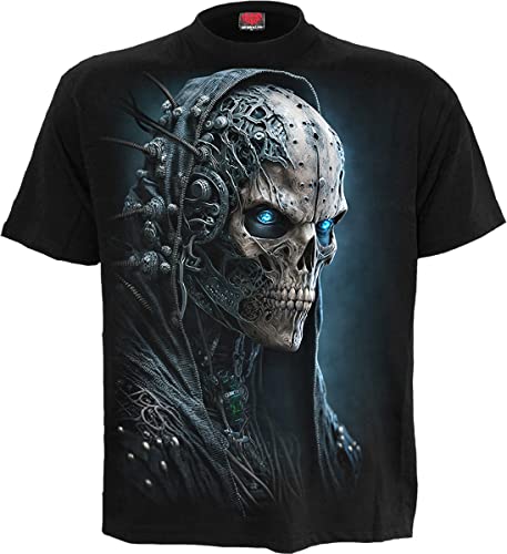 Spiral Human 2.0 Männer T-Shirt schwarz S 100% Baumwolle Basics, Horror, Rockwear, Totenköpfe von Spiral