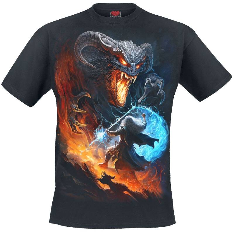 Spiral Infernal Duel T-Shirt schwarz in XXL von Spiral