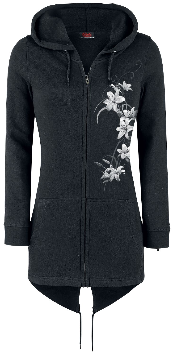 Spiral Kapuzenjacke - Pure Of Heart - S bis XXL - für Damen - Größe XXL - schwarz von Spiral