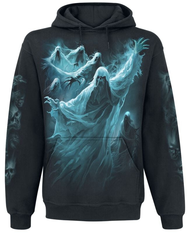 Spiral Kapuzenpullover - Ghost Skull - S bis XXL - für Männer - Größe XL - schwarz Spiral Kapuzenpullover - Ghost Skull - S bis XXL - für Männer - Größe XL - schwarz von Spiral