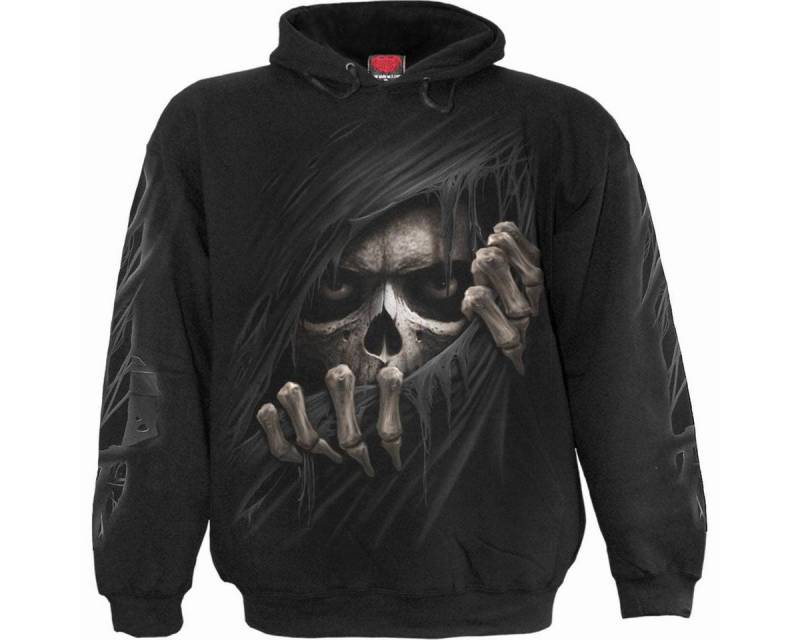 Spiral Kapuzenpullover Gothic düsterer Spiral Hoodie "Grim Reaper" schwarz von Spiral