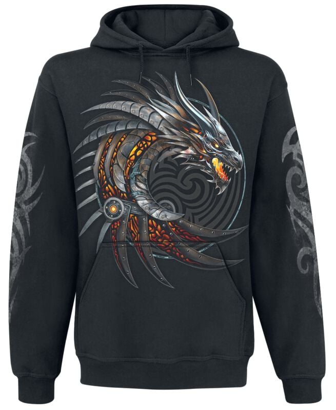 Spiral Kapuzenpullover - Razor Back - S bis XXL - für Männer - Größe XXL - schwarz von Spiral