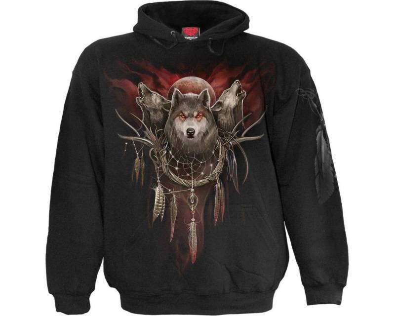 Spiral Kapuzenpullover Spiral Hoodie Kapuzenpullover "Wölfe" magisch von Spiral