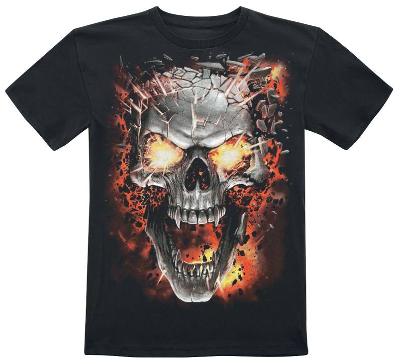 Spiral Kids - Skull Blast T-Shirt schwarz in 176 von Spiral