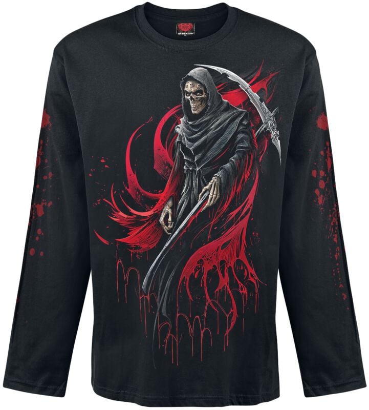 Spiral Langarmshirt - Screaming Death - Longsleeve - M bis XXL - für Männer - Größe L - schwarz von Spiral