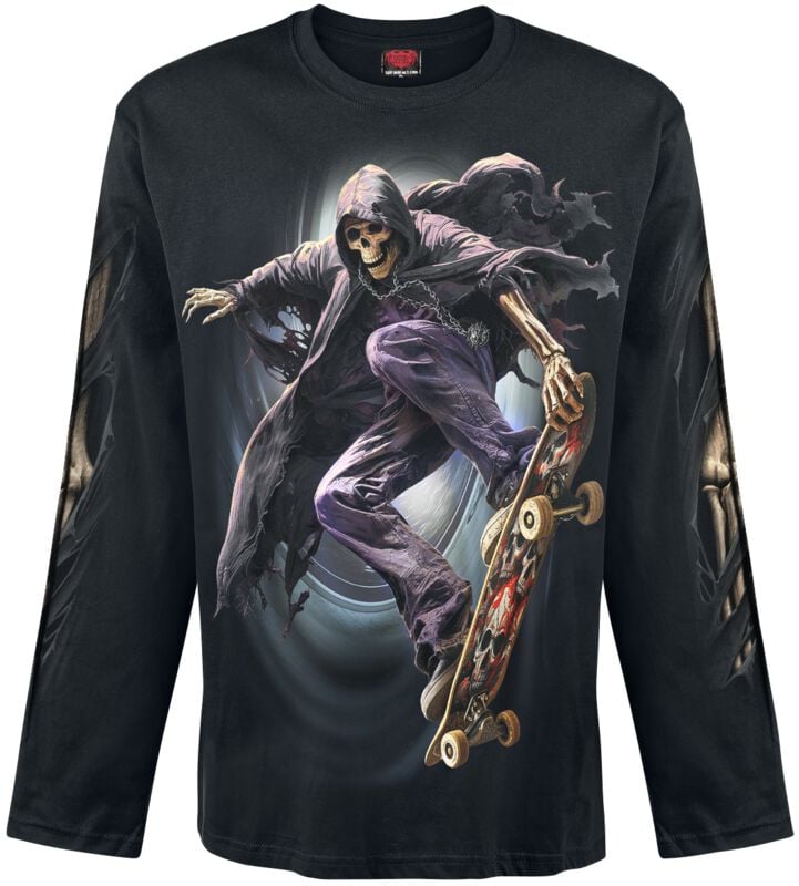 Spiral Langarmshirt - Soul Boarder Longsleeve - M bis XXL - für Männer - Größe XXL - schwarz von Spiral