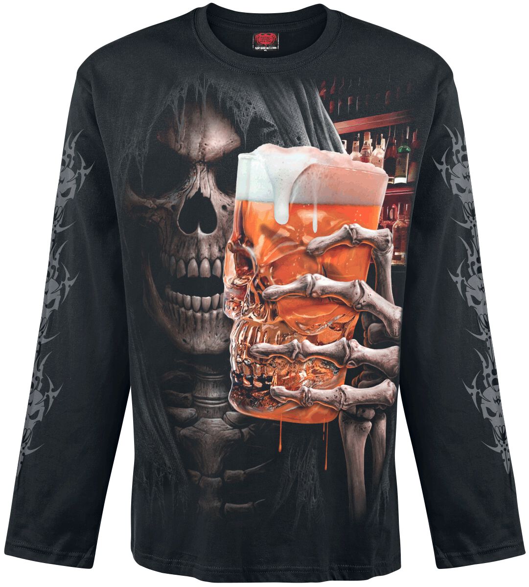 Spiral Live Loud Langarmshirt schwarz in XXL von Spiral