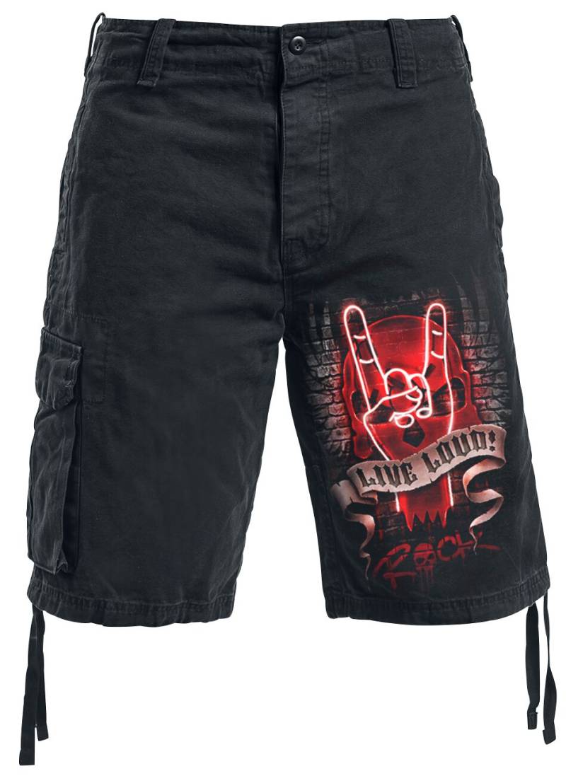 Spiral Live Loud Short schwarz in XL von Spiral