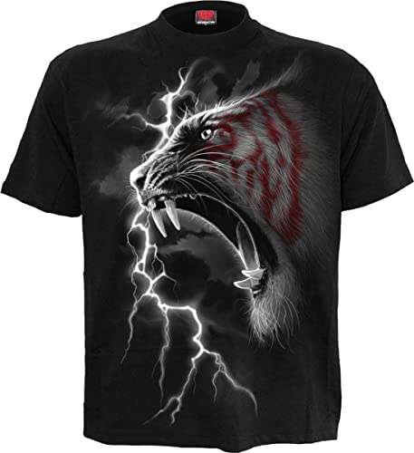 Spiral Mark of The Tiger Männer T-Shirt schwarz L 100% Baumwolle Everyday Goth, Gothic, Rockwear von Spiral