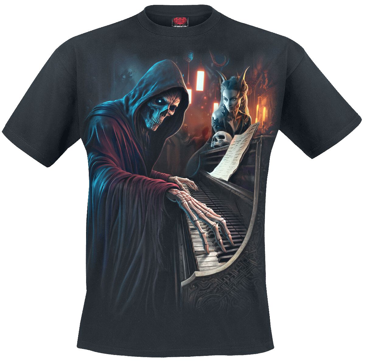 Spiral Midnight Blues T-Shirt schwarz in M von Spiral