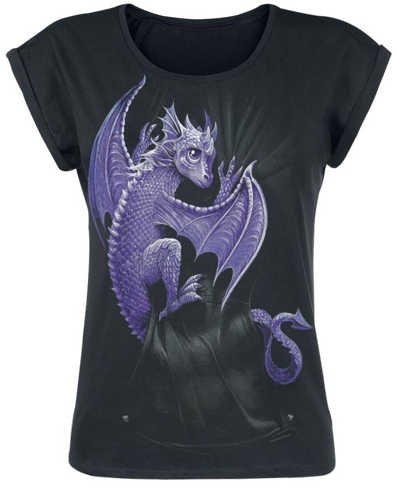 Spiral Pocket Dragon T-Shirt schwarz in M von Spiral