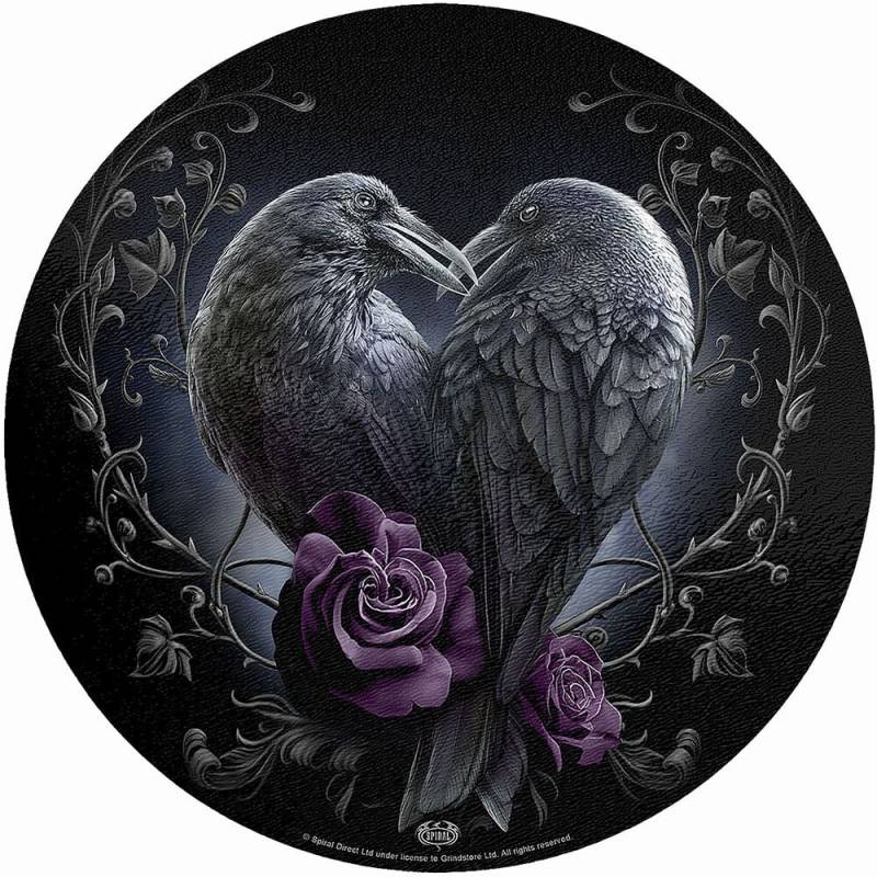 Spiral Raven Heart Schneidebrett multicolor von Spiral