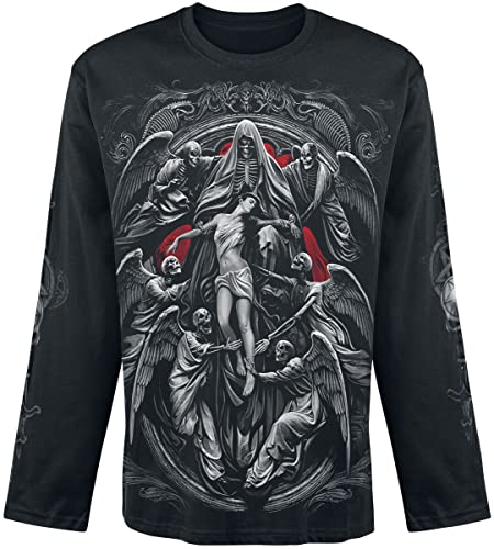 Spiral - REAPER'S Door - Langarmshirt - Schwarz - XXL von Spiral