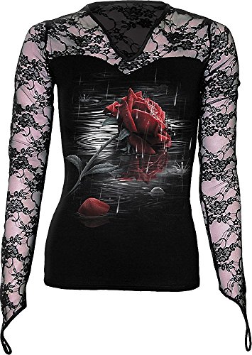 Spiral Rose Reflections Longsleeve Netzärmeln, Grösse:L von Spiral